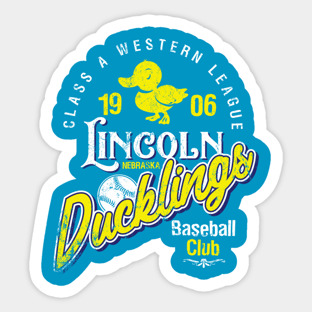 Lincoln Ducklings Sticker by MindsparkCreative